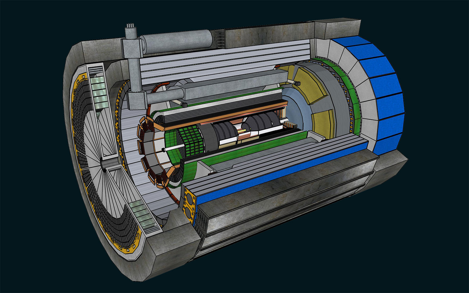 A schematic of ePIC.